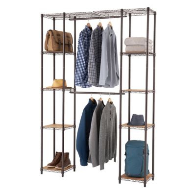 TRINITY Expandable Closet Organizer, Bronze