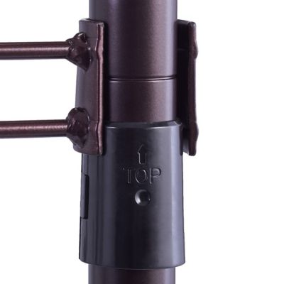 Image showing  Rolling Closet Organizer, 41 in., Dark Bronze