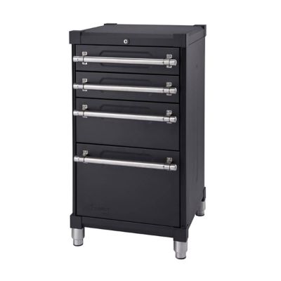 Image showing  8-Piece Pro Garage Cabinet Drawer Set, Black
