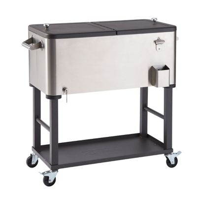 TRINITY 80 qt. Stainless Steel Cooler with Detachable Tub