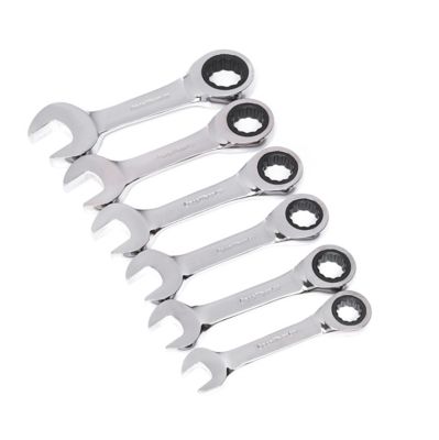 GearWrench Metric Stubby Ratcheting Wrench Set, 6 pc.