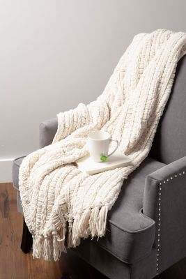 Image showing  Chenille Throw Blanket, 50 in. x 60 in.