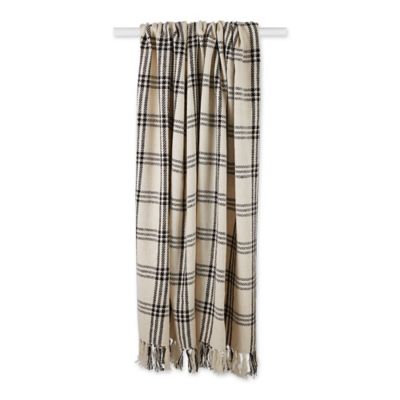 Image showing  Modern Farmhouse Plaid Throw Blanket, 50 in. x 60 in.