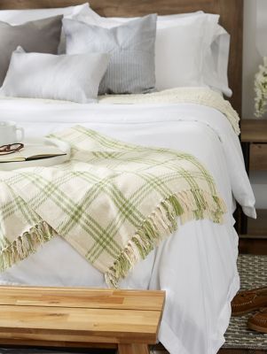 Image showing  Modern Farmhouse Plaid Throw Blanket, 50 in. x 60 in.