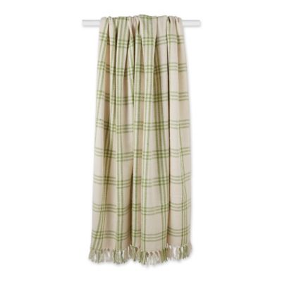 Image showing  Modern Farmhouse Plaid Throw Blanket, 50 in. x 60 in.