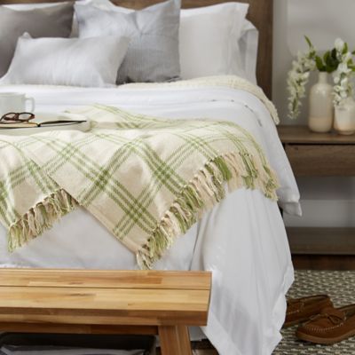 Image showing  Modern Farmhouse Plaid Throw Blanket, 50 in. x 60 in.