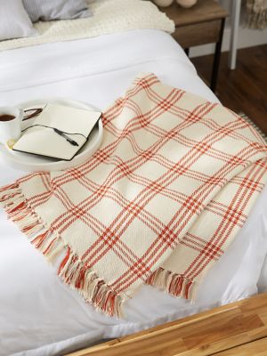 Image showing  Modern Farmhouse Plaid Throw Blanket, 50 in. x 60 in.
