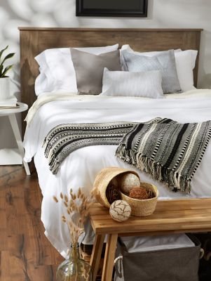 Image showing 7 th DII Braided Stripe Throw Blanket, 50 in. x 60 in.