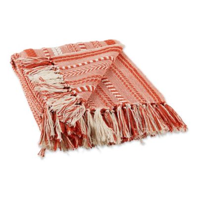 Design Imports Braided Stripe Throw Blanket, 50 in. x 60 in.