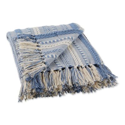 DII Braided Stripe Throw Blanket, 50 in. x 60 in.