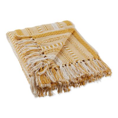 DII Braided Stripe Throw Blanket, 50 in. x 60 in.