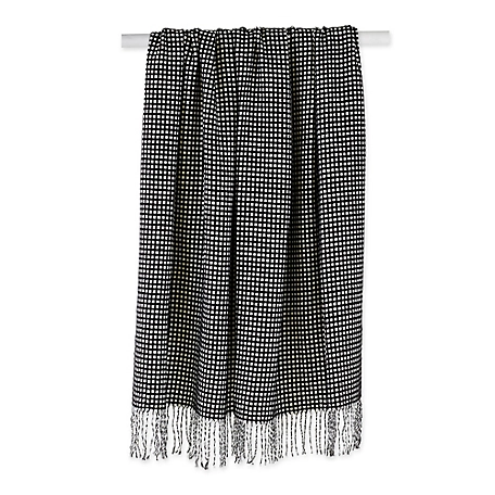 Design Imports Waffle Knit Throw Blanket, 50 in. x 60 in.