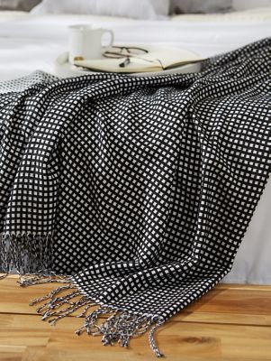 Image showing  Waffle Knit Throw Blanket, 50 in. x 60 in.