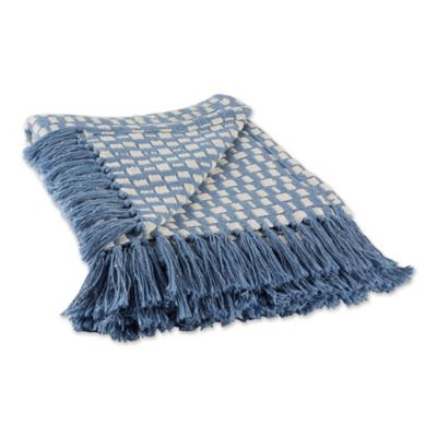 Design Imports Urban Check Throw Blanket, 50 in. x 60 in.