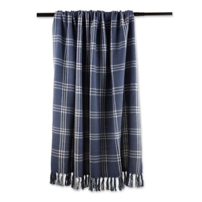 Image showing  Modern Farmhouse Plaid Throw Blanket, 50 in. x 60 in.