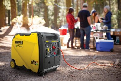 Image showing 6 th Champion Power Equipment 4,650/3,650-Watt Dual-Fuel Portable Inverter Generator, Quiet Technology, CO Shield, Electric Start
