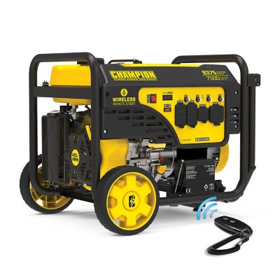 Champion Power Equipment 7,500-Watt Gasoline Powered Portable Generator with Wireless Remote Start, 420cc Champion Engine I use it for portable power as well as hurricane backup power