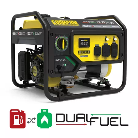 Champion Power Equipment RV-Ready 4 550-Watt Dual-Fuel Portable Generator Portable Generators