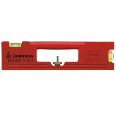 Hultafors Tools 12 in. Aluminum Libella 2000 Spirit Level, 10 ft. Max Length, 100mm Radius