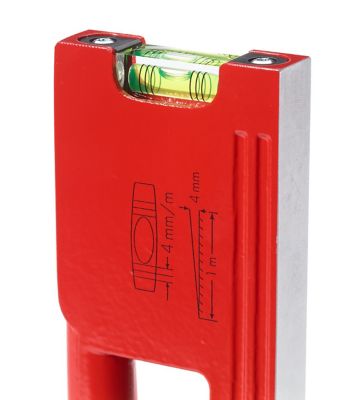 Image showing  12 in. Aluminum Libella 2000 Spirit Level, 10 ft. Max Length, 100mm Radius
