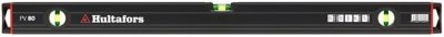 Image showing 1 th Hultafors Tools 80-32 in. Aluminum PV Spirit Level, 59 x 26 mm, 880 Grams, 200mm Vial Radius