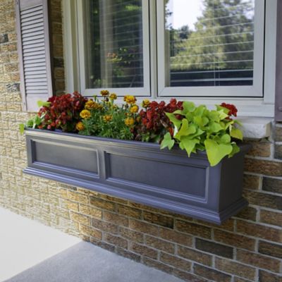 Image showing  Fairfield Weather-Resistant Polyethylene Window Box, 4 ft.