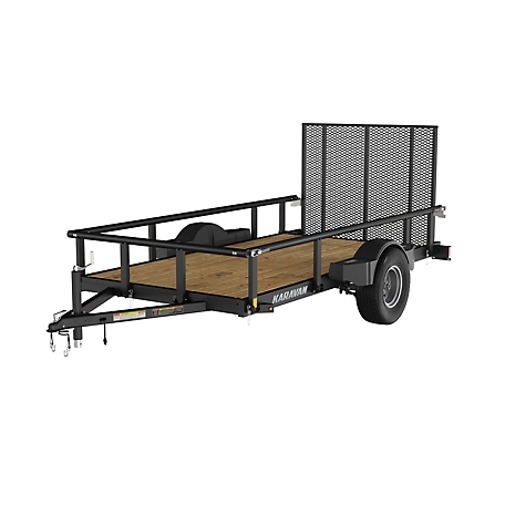 Karavan 2,120 lb. Capacity 5.5 ft. x 11 ft. Dovetail Utility Trailer