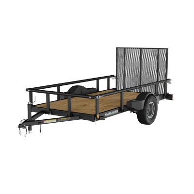 Image showing  5.5 ft. x 11 ft. Dovetail Utility Trailer, 2,120 lb. Max Capacity