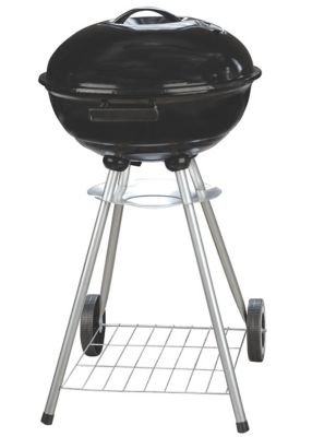 Grillfest Charcoal Kettle Grill, 248 sq. in., Black
