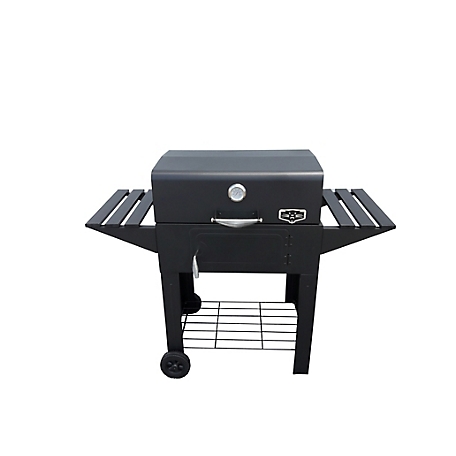Panther Charcoal 26 in. Cart Grill, 435 sq. in. Cooking Area, 180 sq. in. Secondary Cooking Area