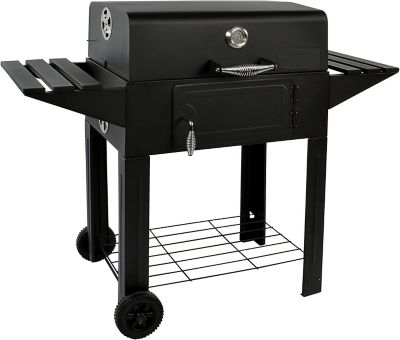 Image showing  Charcoal Cart Grill, 435 sq. in., Black