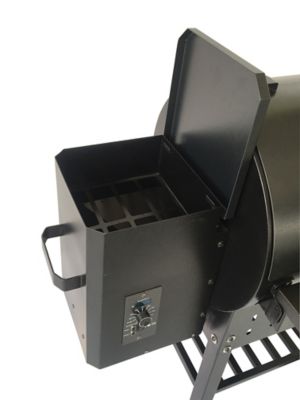 Image showing  445 sq. in. Wood Pellet Grill and Smoker, Black