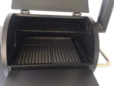 Image showing 7 th Grillfest 445 sq. in. Wood Pellet Grill and Smoker, Black