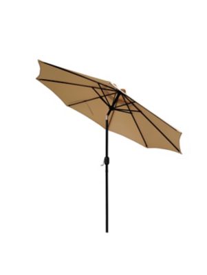 Image showing  9 ft. Steel Market Umbrella, Beige