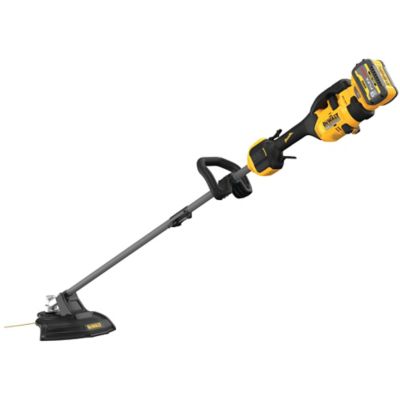 DEWALT FlexVolt DCST972X15 in. 60V MAX Straight Shaft Cordless String Trimmer, Battery & Charger Included, Attachment Capable