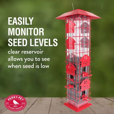 Image showing  2 lb. Red Barn Squirrel-Proof Bird Feeder