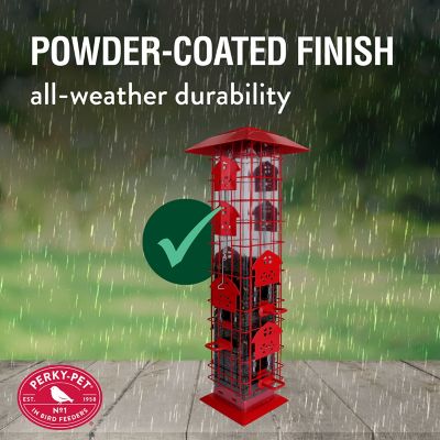 Image showing  2 lb. Red Barn Squirrel-Proof Bird Feeder