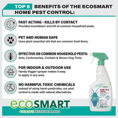 Image showing 6 th EcoSMART 24 oz. Natural Indoor/Outdoor Home Pest Control, 2-Pack