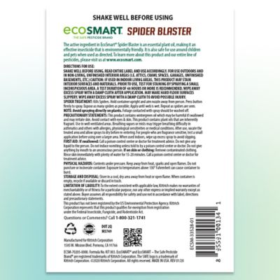 Image showing  9 oz. Natural Plant-Based Spider Blaster with Rosemary Oil, 2-Pack