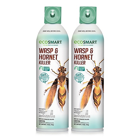 EcoSMART 14 oz. Natural Plant-Based Essential Oil Wasp and Hornet Killer, 2-Pack