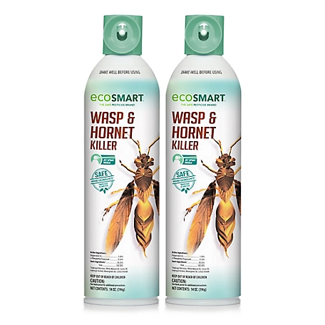EcoSMART 14 oz. Natural Plant-Based Essential Oil Wasp and Hornet Killer, 2-Pack