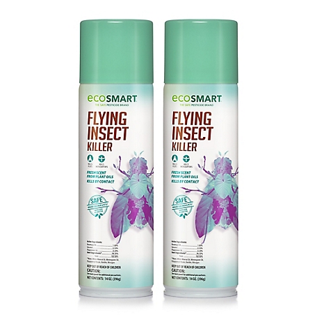 EcoSMART 14 oz. Natural Plant-Based Flying Insect Killer with Rosemary and Peppermint Oils, 2-Pack