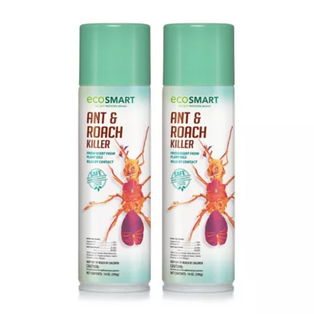 EcoSMART 14 oz Natural Herbal Ant and Roach Killer with Peppermint Oil and Rosemary Oil 2 Pack Animal & Rodent Bait