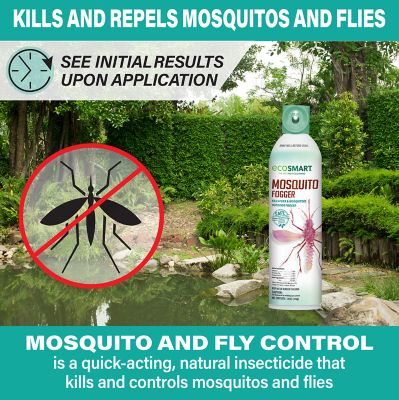 Image showing 8 th EcoSMART 14 oz. Natural Mosquito Fogger with Rosemary Oil and Peppermint Oil, 2-Pack