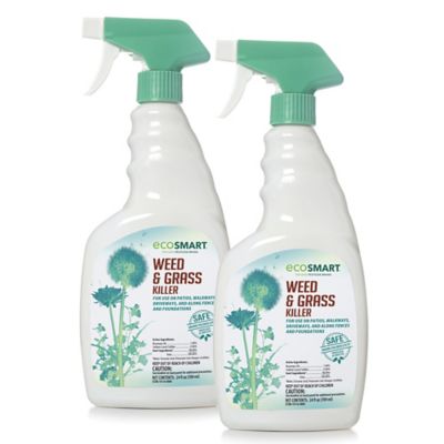EcoSMART 24 oz. Natural and Glyphosate-Free Weed/Grass Killer RTU Spray for Lawns, Patios, Driveways and Pavers