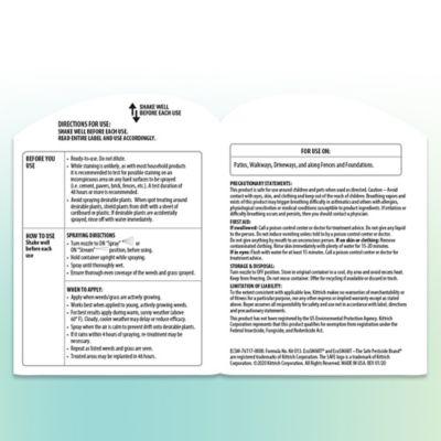 Image showing 5 th EcoSMART 24 oz. Natural and Glyphosate-Free Weed/Grass Killer RTU Spray for Lawns, Patios, Driveways and Pavers