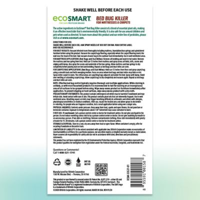 Image showing  14 oz. Natural Bed Bug Killer for Mattresses and Carpets with Peppermint Oil and Rosemary Oil, 2-Pack