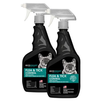 EcoSMART Natural Plant-Based Flea and Tick Treatment Spray for Cats and Dogs, 20 oz., 2 ct.