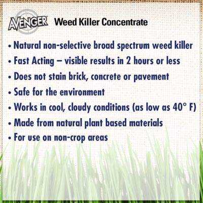 Image showing  32 oz. 2,500 sq. ft. Organic Weed Killer, Non-Toxic
