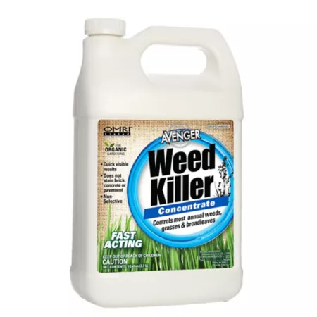 Avenger 1 gal 10 000 square foot organic weed killer biodegradable non-toxic Weed & Feed